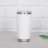 Kupalar 20oz Çift Duvar Buz Bira Termal Kupa Paslanmaz Çelik Yalıtımlı Yalıtımlı Tumbler Kahve Seyahat Kupası Kapaklı