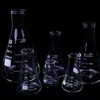 Lab Supplies 1 PC Erlenmeyer Borosilicate Glass Flask Narrow Neck Conical Triangular Laboratory Equipment 50 Ml To 1000ml