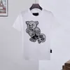 Phillip Plain Men designer PP Skull Diamond t-shirt Kortärmad Dollar Brun björn Märke O-hals högkvalitativ Skulls T-shirt t-shirts 10