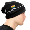 Berets LGBT Love Pride Rainbow Caps Casual Street Skullies Beanies Hat Male Adult Summer Warm Dual-use Bonnet Knit297r