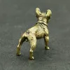 Mini statua in ottone massiccio per cani Bulldog francese Decorazione per la casa Figurine animali EDC Fabbrica diretta s DZ93338J