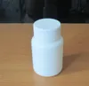 100 x 30 мл портативных HDPE белый сплошной порошок бутылки с лекарственными средствами 1 унция капсула таблетки таблетки для хранения упаковки