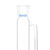 Fournitures de laboratoire entonnoir à paroi lourde en verre borosilicaté de 250 ml avec joints 24/29 et robinet d'arrêt en PTFE