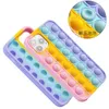 Rivivi le custodie del telefono di stress per iPhone 6 6s 7 8 più xr xs 11 12 Pro Max Fidget Toys Push It Bubble Soft Silicone Cover4386195