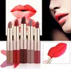 O.TWO.O 2 en 1 Lápiz labial líquido mate y brillo de labios Maquillaje Hidratante Terciopelo resistente al agua de larga duración 12 colores