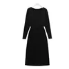 Long Black Blue Knitted Sweater Oversized Plus Large Size Sukienka Vintage Party Women'S Dress For Clothes 2021 Spring A6409 Casual Dresses