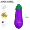 Masaż Zdalne sterowanie Bakłażan Dildo Wibrator Sex Shop Inteligentny Ogrzewanie G-Spot Baginal Stymulator Sex Maszyna Dorosłych Zabawki dla Para