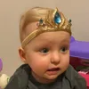 4 styles accessoires de cheveux de princesse couronne couronnes impériales pour faire la fête pour bébé filles bandeau noir bleu doré argent