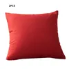 Pillow Case 2pcs Detachable Fabric Pillowcase Home Bed Waterproof Cushion All Season Easy To Clean Sofa Decorative Adjustable For Family