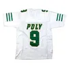 Custom #9 JuJu Smith-Schuster High School Football Jersey Stitched Green White Gray Size S-4XL Top Quality