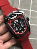 新 2019 高品質 AA3A ファントム戦士メンズ腕時計ファッションブランドの高級腕時計カジュアルラバーストラップメンズスポーツ腕時計