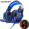 Fones de ouvido KOTION EACH Gaming Headset Deep Bass Stereo com fio gamer Microfone com retroiluminado PS4 telefone PC Laptop