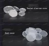 450ml clear plastic Packing Bottles PET and metal lid Food Storage Containers easy open tin can with ring pull