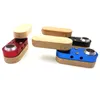 newFolding Wooden Pipe Detachable Aluminum Alloy Cigarette Holder Hand Portable Foldable Pipes Smoking Accessories EWB6336