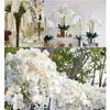 Decorative Flowers & Wreaths 32" Artificial Butterfly Orchid Fake Phalaenopsis 6 Pcs Stem Plants For Wedding Home Decoration