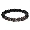 Fashion Natural stone Black Onyx beads Bracelets Hematite Spacer Malachites Howlites Turquoises bead charm male Bracelet