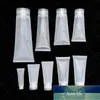 Packing Bottles Empty 10/15/20/30/40/50/60/80/100ML Bright Black PE Plastic Soft Squeeze Tube Refillable Cosmetics Cream Lotion