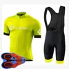 Kubteam ropa ciclismo andningsbara män cykling kort ärm tröja bib shorts set sommarväg racing kläder utomhus cykel uni223r