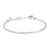 Lyx 925 Sterling Silver Gypsophila Bracelet Women's Simple Temperament Style Engagement Smycken
