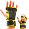 Support de poignet protecteur paume demi-doigt gants anti-dérapants Compression Fitness entraînement sportif gants outils