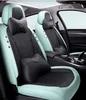 Auto-Accessoire-Sitzbezug für Sedan-SUV-dauerhafte hochwertige Leder-Universal-Fünf-Sitze-Set-Kissen einschließlich vorderer und hinterer Abdeckungen Vollständiges Gray Design AA36
