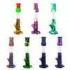 Unique design beaker Silicone Bongs Unbreakable Hookah Water Pipes