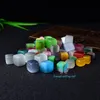 0.22LB Polished Natural Rainbow Cymophane CUBE Cat's Eye Tumbled Stone Gravel Square Crystal Stones Hand-Polished for Fish Tank