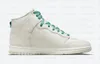First Use High Basketball Shoes Light Bone Green Right Sail Trainers Mujeres Hombres Zapatillas Deportes al aire libre