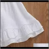 Dresses Clothing Baby, & Maternity Summer Born Toddler Kids Baby Girls Casual Clothes Sleeve Solid Color Dress Outfits Drop Delivery 2021 Jj