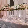 جديد نمط سخافة أكريليك طاولة زهرة حامل لحضور حفل زفاف الحدث ديكور SUNYU424
