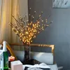 Juldekorationer hem ledd simulering gren blomma ljussträngar rum träd dekoration gåvor år