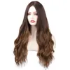 2021 Summer classic fashion wigs European and American ladies wig front lace wigs temperament lady long curly hair and slim head cover