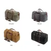 Duffel Bags Lukegear Vintage Men's Tavel Duffle Luggage Bag Gym Sports Overnight Packs Waterproof Oil Wax