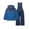 Winter Warm and Fashion 2pcs Toddler Boy Pants Suit Sports Toddler's Ski Sets Children Clothing 210528