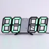 Watch Clock 3D Led Digital Modern Design Living Room Decor Table Alarm Nightlight Luminous Desktop