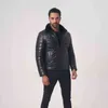 レザー服メンズコート男性ファッションウィンタージャケット男高品質ブランドアパレルOGMANDO1706 211126