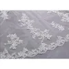 Voiles de mariée mode cathédrale voile dentelle coiffe Double couche 3.5 mètres Super Long Applique bord blanc ou ivoire