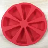 Pan Cakevorm Pizza Bakken Pudding Siliconen Fondant Triangle Cakes Mold Non-Stick Tools Muffin Ice Tray Bakvormen Willekeurige Kleur