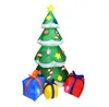 2 1m albero di Natale giardino decorazione esterna illuminazione RGB gonfiabile alberi di Natale gonfiabili modello festival puntelli leggeri candy cane2367