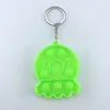 mais novo polvo dinossauro urso push pop bolha chaveiro poo-its fidget Brinquedos Descompressão Brinquedo chaveiro Anti Stress Ansiedade Alívio Bolhas Chaveiro