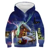 Fashion Christmas Children's Hoodie Clothes Boys Girls Clothing Sweater Tops Tee 220115