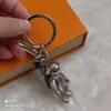 High Qualtiy keychains مفتاح حلقة الفضاء سلسلة المفاتيح Porte clef هدية للرجال حقيبة سيارة تذكارية مع box233f