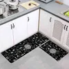 Kitchen Mat Anti-slip Long Strip Floor Carpet Bath Absorption Entrance Doormat Living Room Balcony Household Area Rugs Decor 211204