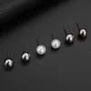 Earrings & Necklace Korean Simple Butterfly Moon Star Inlaid Pearl Ear Stud Women's Jewelry Sets Animal Necklaces Pendants Cute