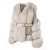 Kvinnors Fur Faux Vinter Tjocka Vaja Jackor Lambskinn Kvinnor Toppkvalitet Äkta Fårskinn Läder Real Coats 2021 Lady Outwear S7943