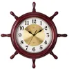 Muurklokken goud klok moderne creatieve massief hout roer home decor metalen horloge woonkamer decoratie reloj de pared