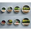 Modern rodada ferro de ferro vaso casa sala de estar restaurante pendurado flor panela de parede decoração suculenta plantadores de plantas de arte vasos 210615