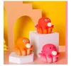 Party Favors Blow Spit Bubbles Squeeze Leksaker Fashion Soft Dinosaurs Ankor Anti Stress Relief Toy för Autism Kids Gift