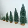 15cm tall Mini Christmas Trees without light PVC Artificial plants for Desktop furnishing articles