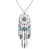 Europe et États-Unis pour attraper le Network Dream Network Collier National Vent Set de Fringes Turquoise Turquoise Ornaments Bohemian BijouxR